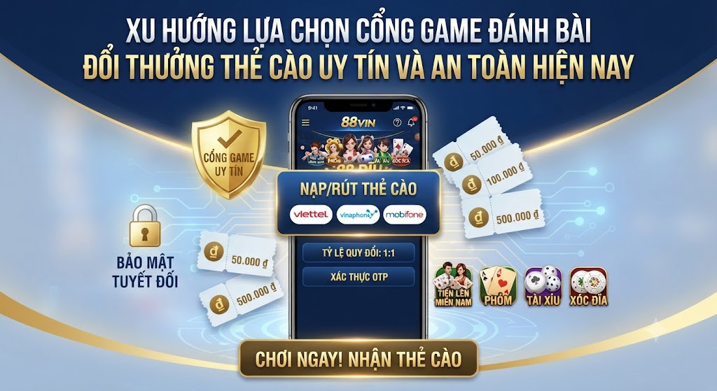 Đánh bài đổi thưởng thẻ cào